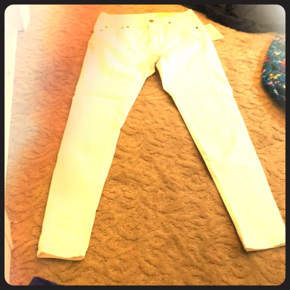 Michael Kor’s white jeans.